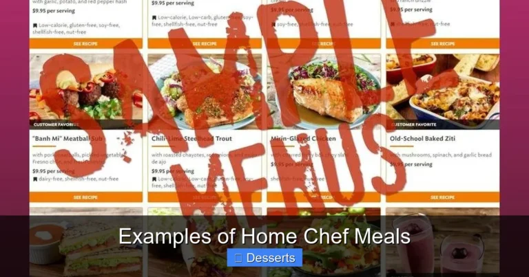 Examples of Home Chef Meals