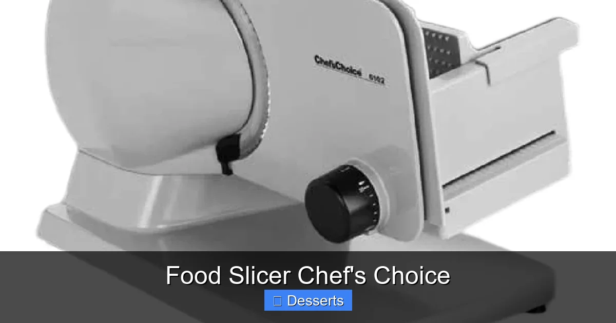 Food Slicer Chef's Choice