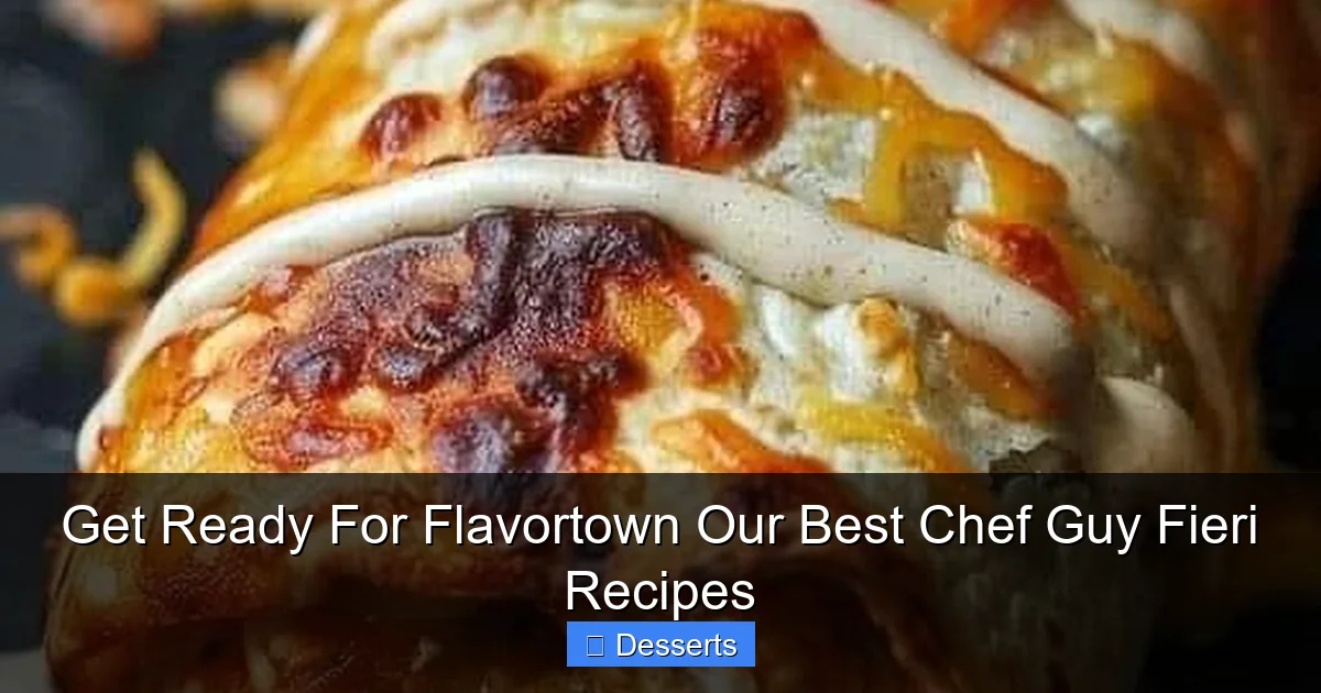 Get Ready For Flavortown Our Best Chef Guy Fieri Recipes