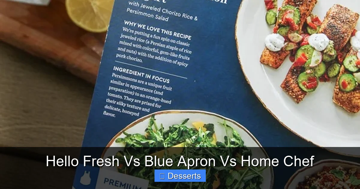 Hello Fresh Vs Blue Apron Vs Home Chef