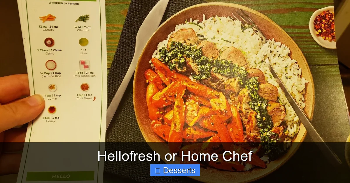 Hellofresh or Home Chef