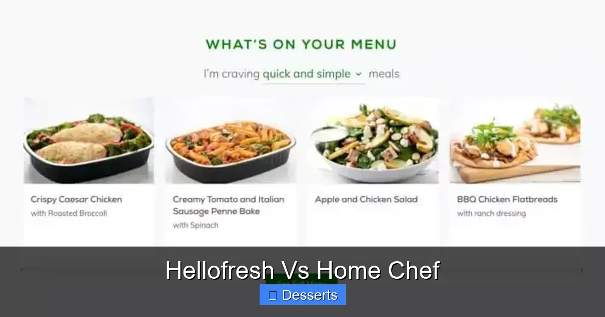Hellofresh Vs Home Chef