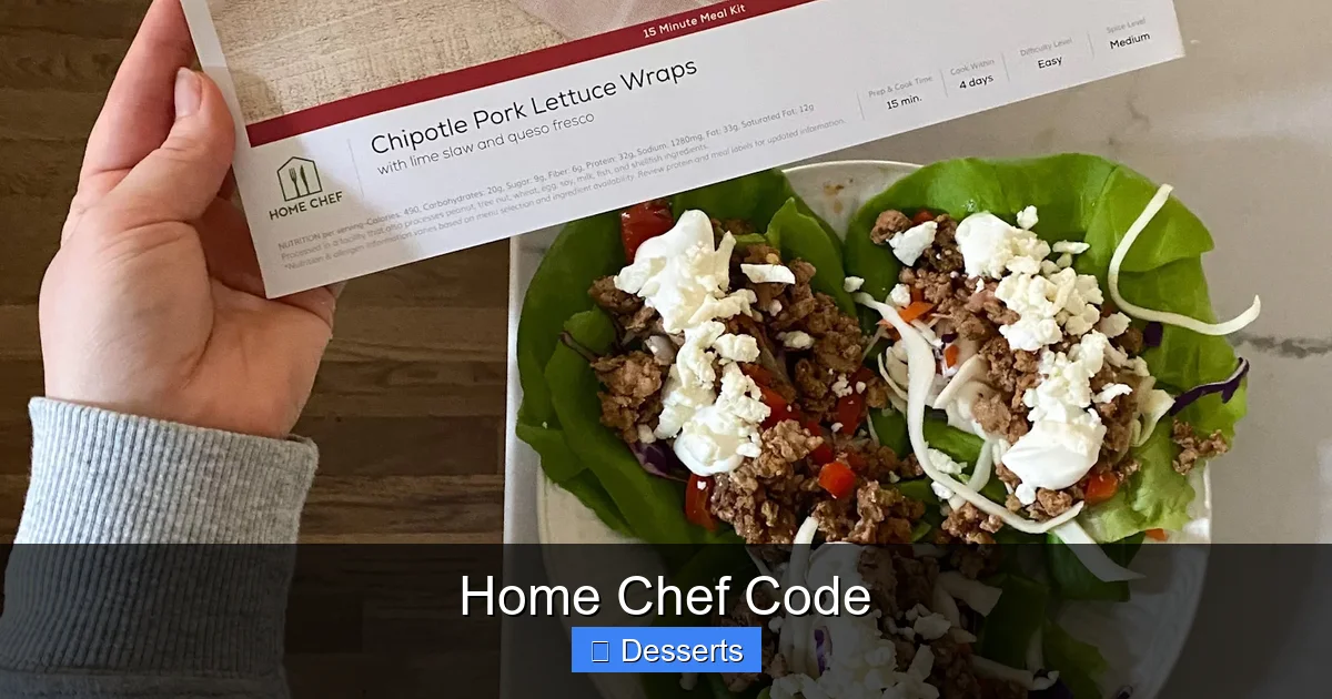 Home Chef Code