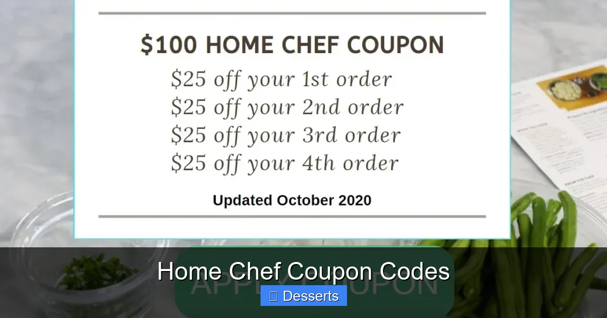 Home Chef Coupon Codes