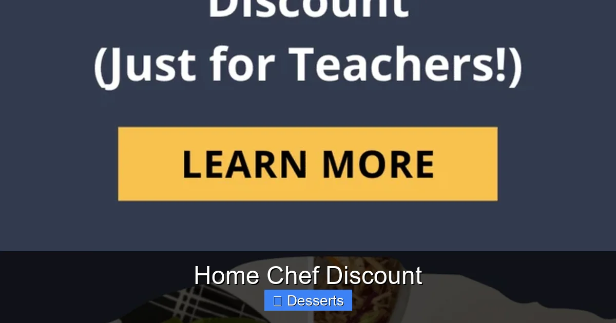 Home Chef Discount