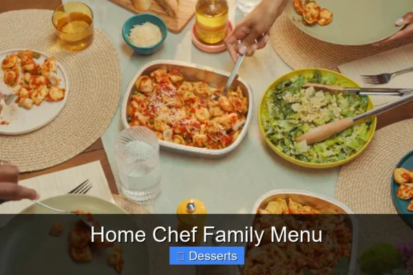 Home Chef Family Menu
