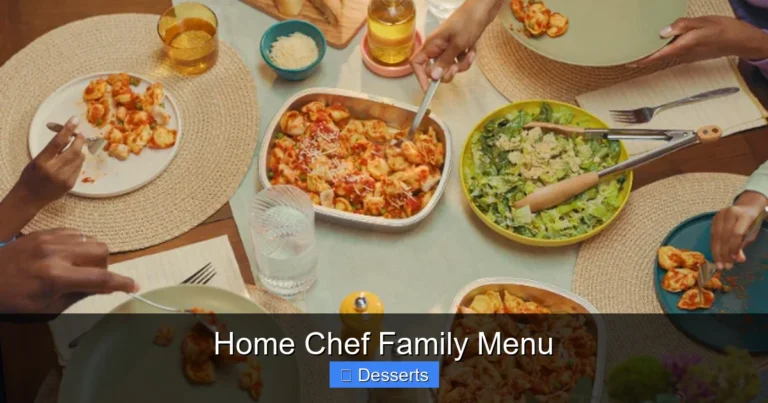 Home Chef Family Menu