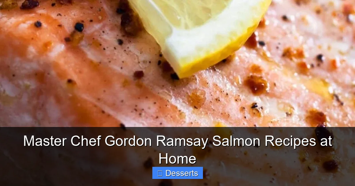 Master Chef Gordon Ramsay Salmon Recipes at Home