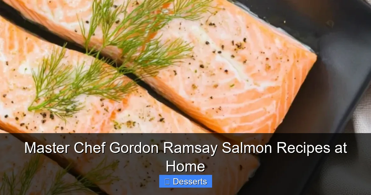 Master Chef Gordon Ramsay Salmon Recipes at Home