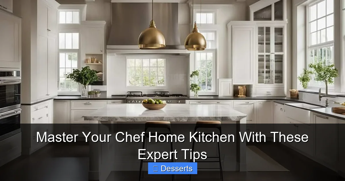 Master Your Chef Home Kitchen With These Expert Tips