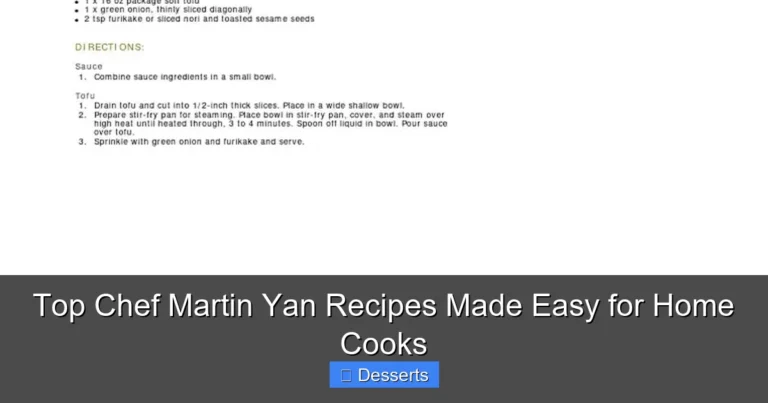Top Chef Martin Yan Recipes Made Easy for Home Cooks