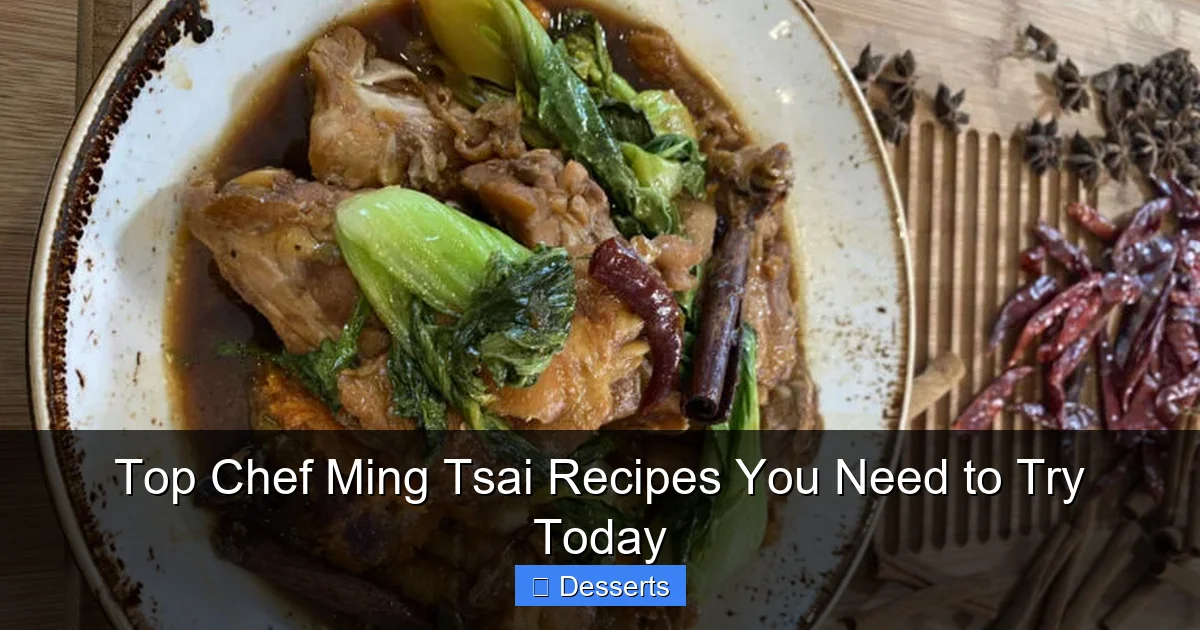 Top Chef Ming Tsai Recipes You Need to Try Today