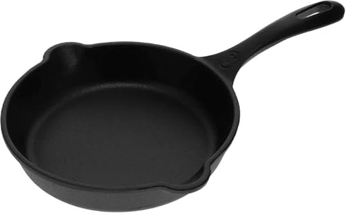 Victoria 6.5-Inch Cast Iron Skillet, Pre-Seasoned Cast-Iron...
