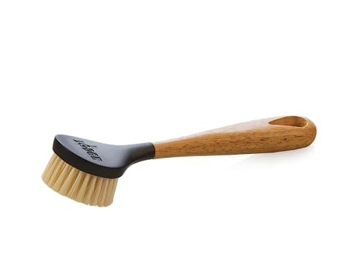 Lodge 10 Inch Scrub Brush - Wood Handle with Nylon