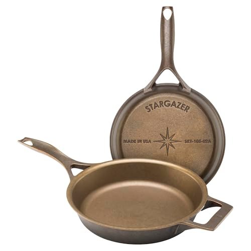 Stargazer 10.5-Inch Cast Iron Skillet | Made in the USA