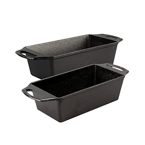 Lodge Cast Iron Loaf Pan - 8.5 Inch, Naturally Seasoned