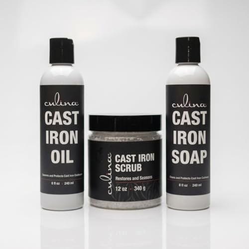 Culina Supreme Cast Iron Care Set: Restoring Plant-Based...