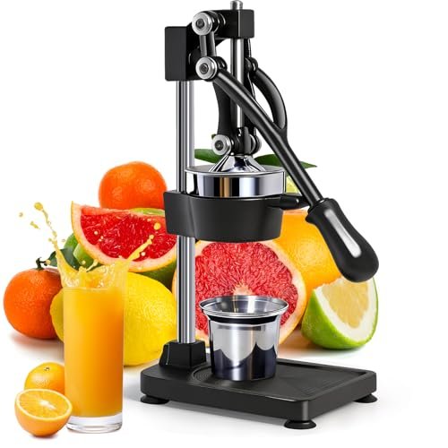 Manual Cast Iron Citrus Juicer,Commercial Hand Press,Heavy...