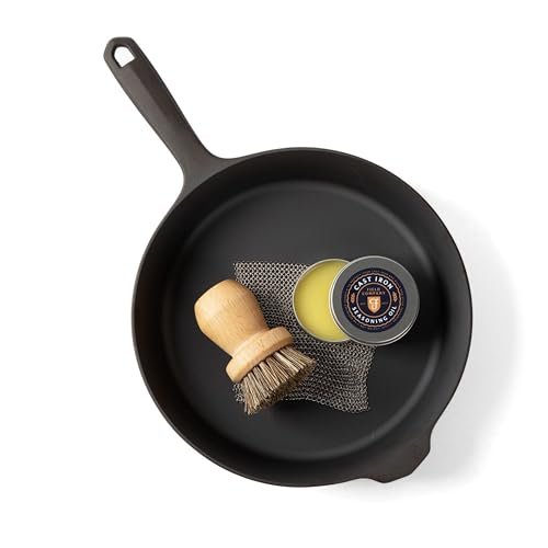 Field Cast Iron Starter Set -10.25 Inch Skillet with...