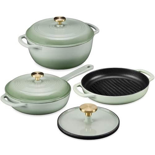 Best Choice Products Non-Stick Pot & Pan Cast Iron Set