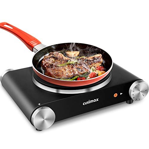 CUSIMAX Electric Burner Hot Plate for Cooking with...