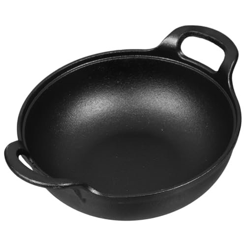 STOBAZA 7.8 Inch Cast Iron Cooking Pot with Lid