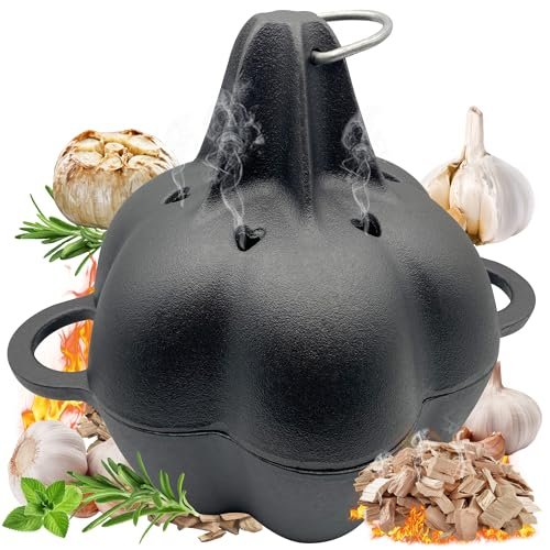 AOKDEER Garlic Roaster & Smoker Box for Grills and Ovens