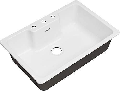 Quince 33 x 22 Single Bowl Cast Iron Kitchen Sink