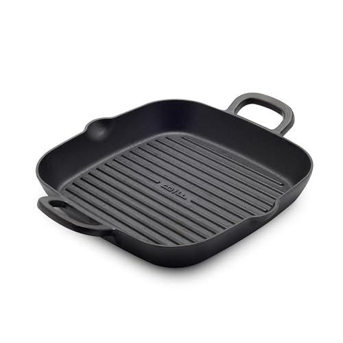 GreenPan x Bobby Flay Cast Iron 11” Pre-Seasoned Grill Pan