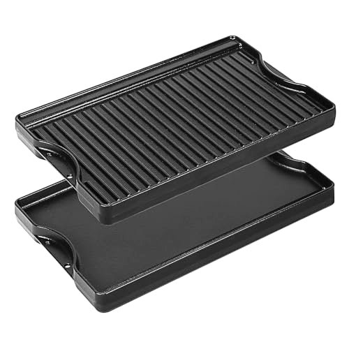 Utheer Nonstick Reversible Cast Iron Griddle 16.5
