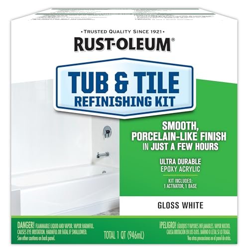 Rust-Oleum 384165 Tub And Tile Refinishing 2-Part Kit,...