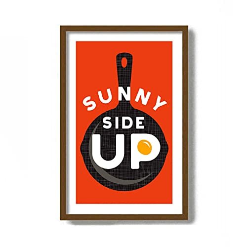 Kitchen Art Print, Breakfast Decor, Bon Appetit, Sunny Side...