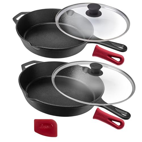 Cuisinel Cast Iron Skillet Set - 10
