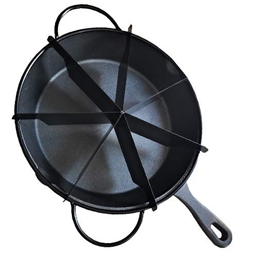 HAWOK Cast Iron skillet frying pan Round 10-inch...