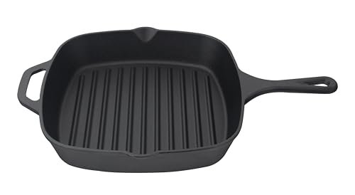 Jim Beam , Pre Seasoned Cast Iron Square Skillet with