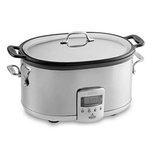 All-Clad Stainless Steel Electric Slow Cooker 7-Quart,...