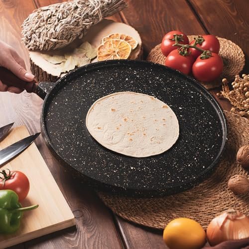 Cast Iron Comal Pan Tawa for Para Tortillas and Roti