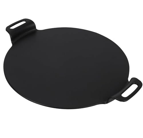 Grilleroy 15 Inch Cast Iron Pizza Pan for Grill and