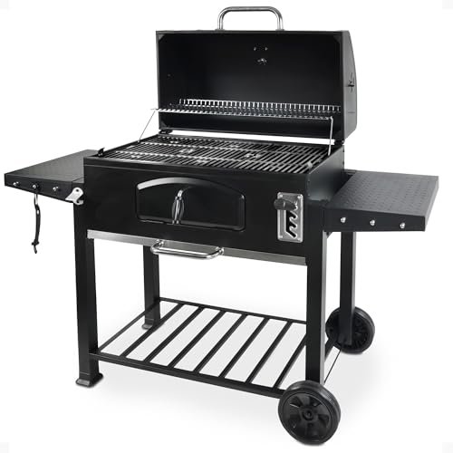 Grill Boss Charcoal Grill with Large 32-Inch Cooking Area...