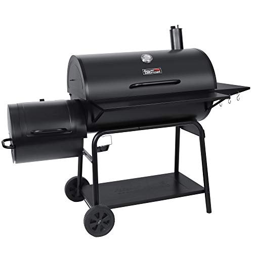 Royal Gourmet CC2036F Barrel Charcoal Grill with Offset...