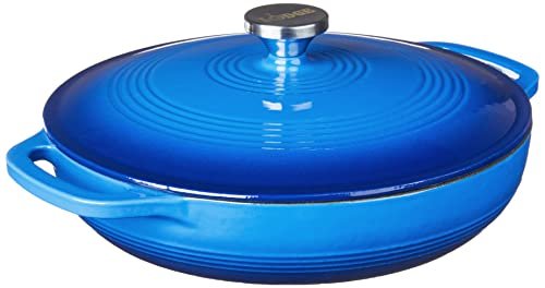 Lodge Essential Enamel Braiser - Refrigerator- & Oven-Safe...