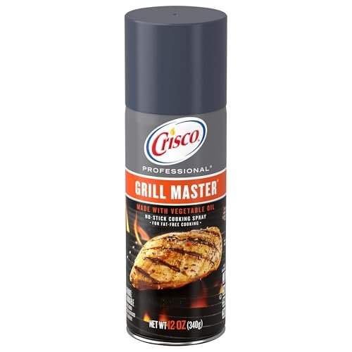 Crisco Professional No-Stick Cooking Spray, Grill Master,...