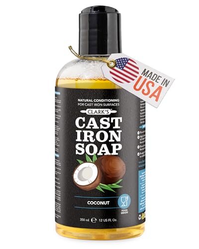 CLARK'S Cast Iron Cleaner 12 oz, Made in USA, Protects
