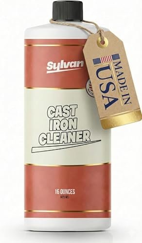 Natural Cast Iron Cleaning Soap 16 oz with Lemongrass &