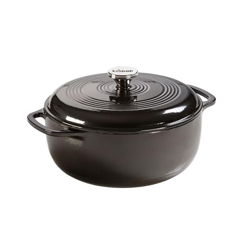 Lodge Essential Enamel Cast Iron Dutch Oven with Sealing Lid