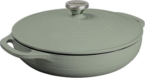 Lodge Essential Enamel Braiser - Refrigerator- & Oven-Safe...