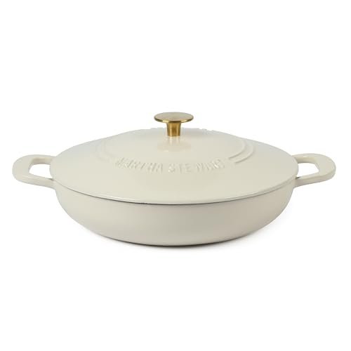 Martha Stewart Gatwick 3.5-Quart Enameled Cast Iron Braiser