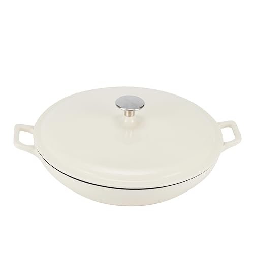 Amazon Basics Enameled Cast Iron - Covered 3.3-Quart...