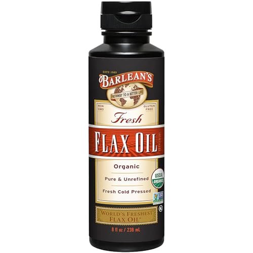 Barlean's Organic Flaxseed Oil Liquid from Fresh...