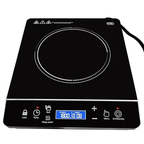 OMEO Portable Induction Cooktop Hot Plate Countertop Burner...